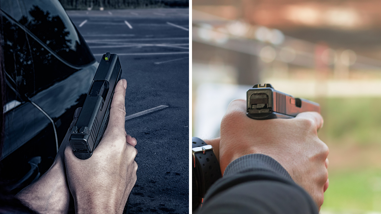 xs vs factory on gun
